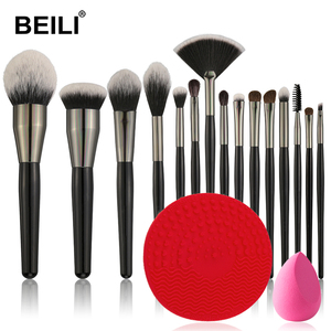 Beili Beauty brochas de maquillaje เครื่องแต่งหน้าแบบกำหนดเองไม่ใช่<span class=keywords><strong>ฟ</strong></span>องน้ำยางแปรงแต่งหน้าสังเคราะห์เครื่องเป่าและ2023ใหม่ - Product Image 1
