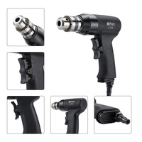 Perceuse pneumatique de qualité industrielle 1,5-10 mm, mandrin pneumatique 1800 tr/min, outil pour la fabrication de structures en acier, atelier OEM RUIYI R-7018