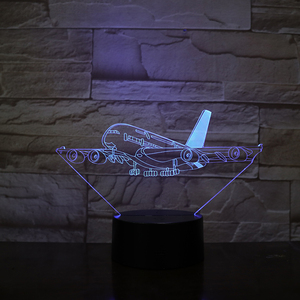 Base de luz led 3D, 4mm/3mm, acrílico, airplay, sensor táctil, luz nocturna de inodoro, lámpara de mesa RGB - Product Image 3