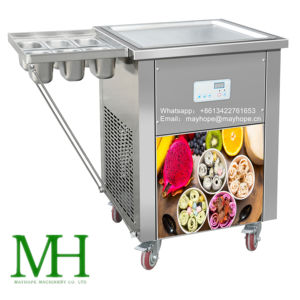 Miken-máquina para hacer helados con placa fría, para hacer rollos de helado, Creme Pure Cooper R404a/r22/<span class=keywords><strong>r410</strong></span> 1,5 CM, MK-PF2R-6C <span class=keywords><strong>comprar</strong></span> - Product Image 1