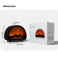 Diffuseur d'huiles essentielles Aromacare Creative, petit, portable, 3D, effet flamme de cheminée miniature, pour la maison