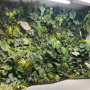 Pianta Artificiale HGA Monstera Finta, 120 cm, Albero Tropicale Realistico con 9 Foglie per Decorazione Soggiorno, Hotel, Ufficio - Product Image 5
