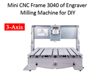 Kit de cadre de machine CNC 3040, support de broche de 65 mm, avec pinces de table gratuites pour moteur CNC DIY en option