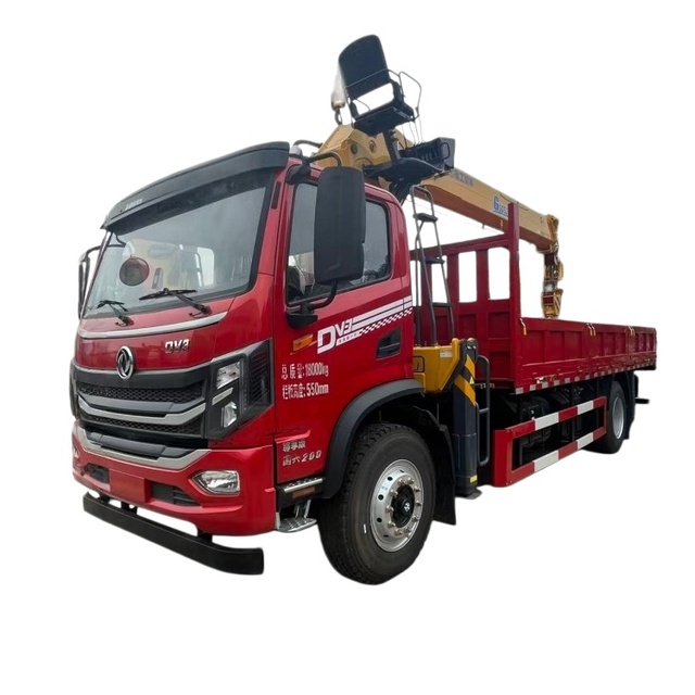 Dongfeng 8T Truck-Mounted Crane with High Efficiency Engine Gearbox Featuring Core Motor and Bearing Components