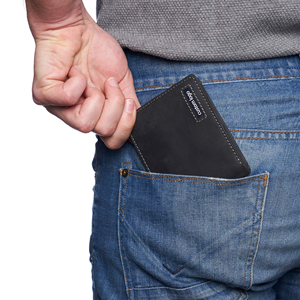 <span class=keywords><strong>Portafoglio</strong></span> Bifold di Lusso in Pelle di Vitello Italiana per <span class=keywords><strong>Uomo</strong></span>, Blocco RFID, Sottile, Porta Carte di Credito, Vendita all'Ingrosso - Product Image 3
