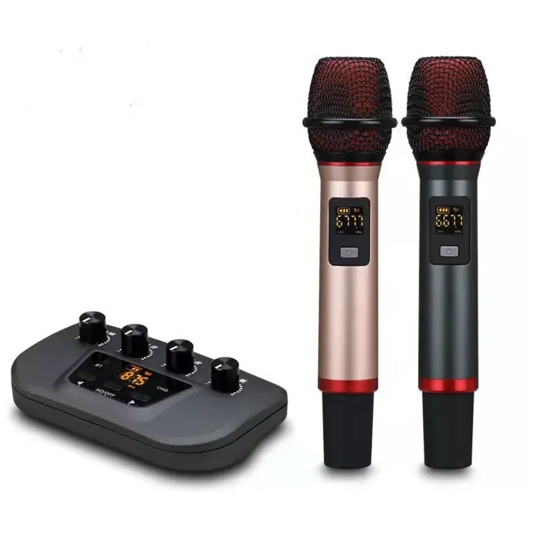 2023 New Wireless Car FM Microphone Karaoke Portable Microphone Mic For Car Home Party Suitable Android/PC All Smartphone