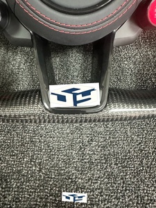 Volant sport en fibre de carbone suédé personnalisé de qualité supérieure avec boutons <span class=keywords><strong>R8</strong></span> et marqueur central <span class=keywords><strong>rouge</strong></span> pour voitures S6, S7, A5, A6, A7, C7, Q3, Q5, etc. - Product Image 5
