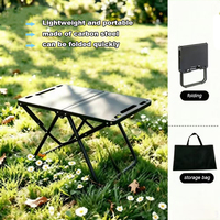 Table pliante multifonctionnelle pour l'extérieur, légère, en acier au carbone tactique, rectangulaire, Hebei, pour le camping et les pique-niques