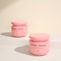 Plastique écologique 250ml 500ml crème de lotion pour le corps conditionneur de cheveux pot conteneur de pot impression de logo de couleur personnalisée pour cosmétique