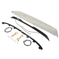Aileron de toit arrière de voiture LED ABS 4x4 tout-terrain, remplacement pour Toyota Highlander 2015-2018