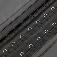 LANGQIN Guangdong Shapewear Corset en latex à 9 baleines en acier, gaine amincissante pour la taille à maintien moyen, avec trous, écologique, vente en gros