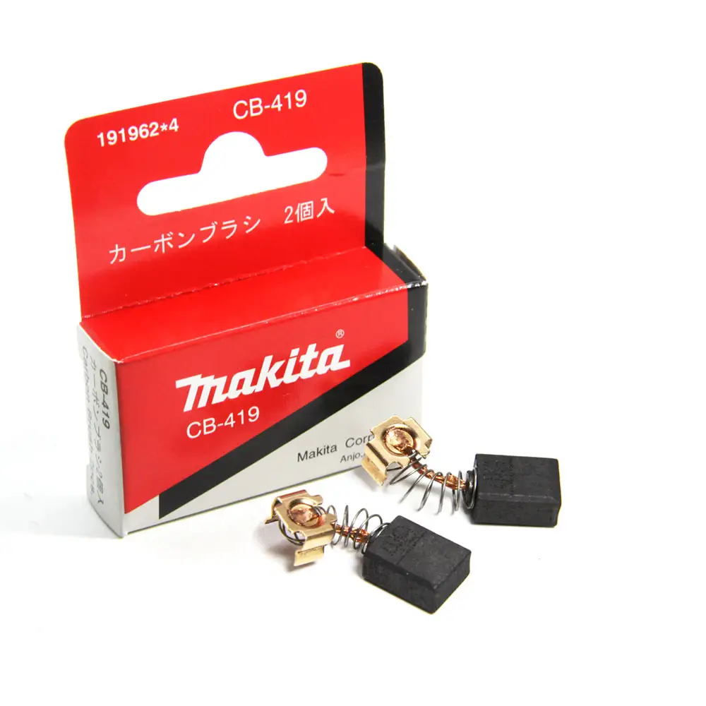 電動工具用オリジナル品質モーターカーボンブラシHP16204304 T CB419Makitas最高のカーボンブラシセット191962-4 191927-6