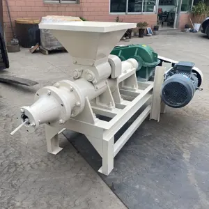 Agricultural waste coal powder sawdust wood charcoal biomass extruder stickwood charcoal briquette making machine