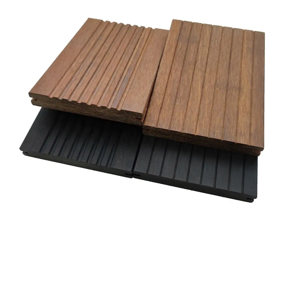 Tablón de bambú reversible para exterior, accesorio de madera dura exótica, alternancia, espresso, color oscuro