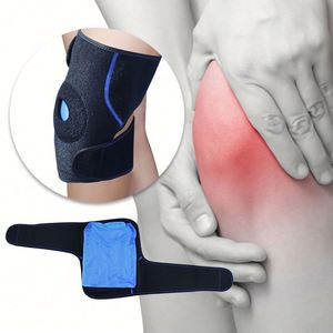 Practical Medical Hot and Cold <b>Compress</b> <b>Bag</b> for Sports Injury Pain Relief Knee Use with Strap Customized Size - Product Image 2