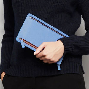 Logo personnalisé En Cuir Saffiano Hommes Femmes Fermeture Éclair Passeport Étui <span class=keywords><strong>Porte</strong></span>-Cartes - Product Image 6