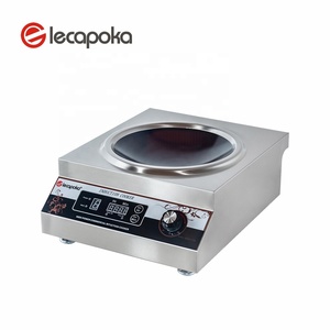 Cocina de Wok cóncava de acero inoxidable importador comercial de 5000 vatios, Cocina de Inducción comercial eléctrica de cerámica para uso doméstico - Product Image 1
