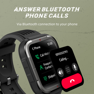 Montre intelligente d'extérieur 1.85 pouces ''écran HD BT fonction d'appel sport Smartwatch pour hommes 300mAh grande batterie <span class=keywords><strong>2024</strong></span> nouveauté - Product Image 6