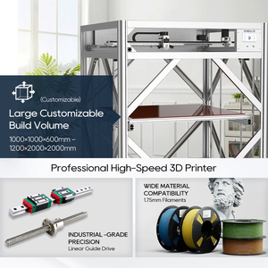 Directly Factory 3d Printer DM1014-16Plus High Accuracy Industrial Impresora 3d Printer for Automotive Boats OEM Factory