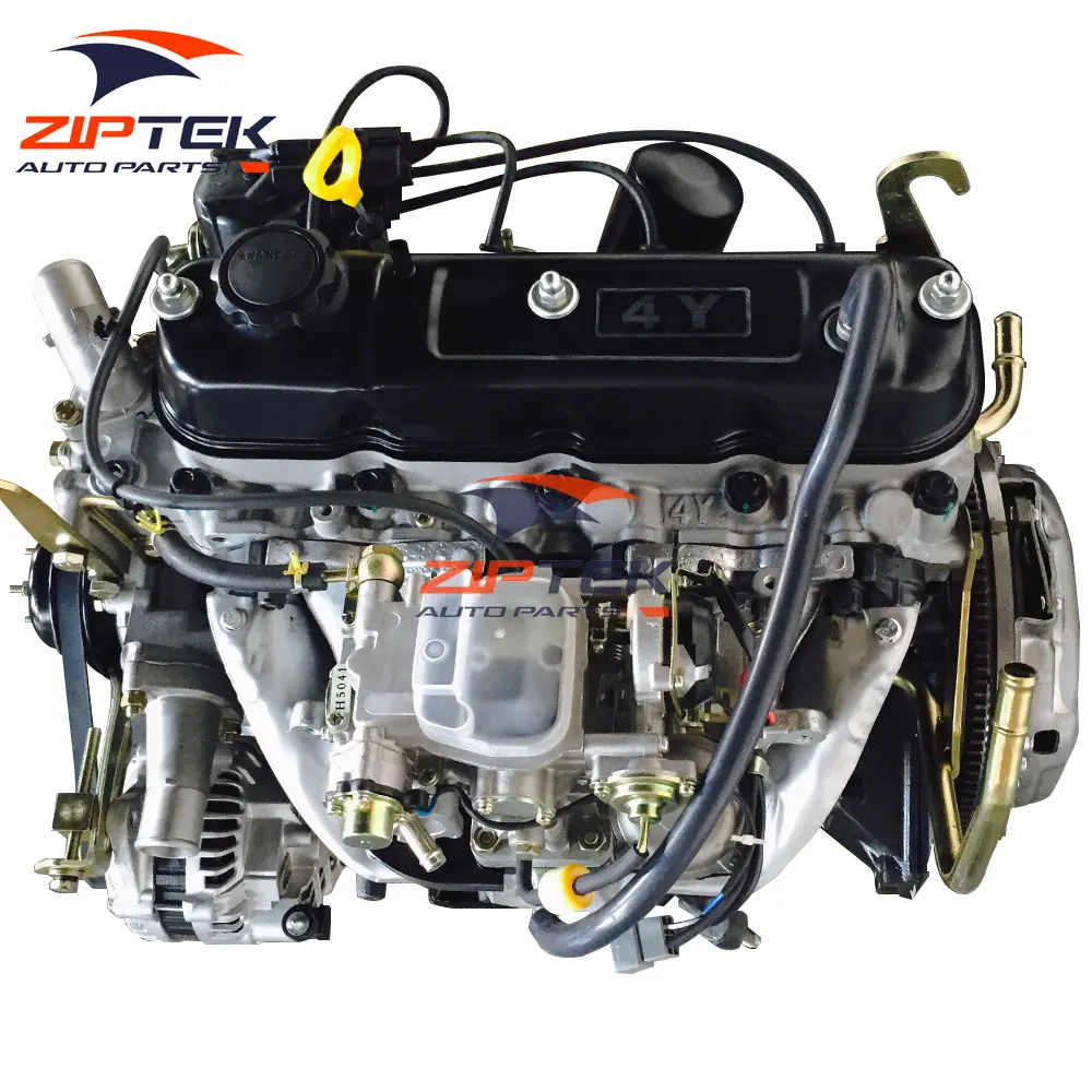 Satış japonya 2.2L 491Q EFi karbüratör Motor 4Y komple Motor için Toyota Hilux 4Runner Hiace Van