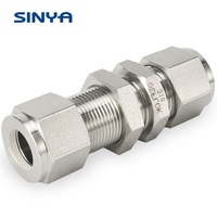 Raccords de compression filetés 1 pouce NPT métrique pour tubes hydrauliques en acier inoxydable 316, raccord d'instrumentation, adaptateur femelle pour conduite d'huile