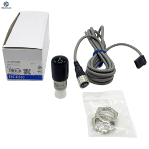 เครื่องขยายสัญญาณดิจิตอลแบบแยกส่วน เซ็นเซอร์อัลตราโซนิกแบบลำแสงตรง E4C-DS80 การวัดระยะทางและระดับแบบไม่สัมผัส - Product Image 1