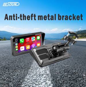 Carplay <span class=keywords><strong>Moto</strong></span> 6 pouces IPX8 Étanche Sans Fil Carplay Android Auto DVR TPMS <span class=keywords><strong>GPS</strong></span> pour <span class=keywords><strong>Moto</strong></span> - Product Image 6