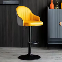 Chaises de bar de haute qualité maison hôtel appartement tabouret haut meubles de bar chaise de salon tabourets de bar pivotants en cuir PU pour la cuisine