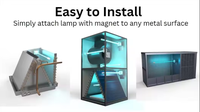 Ультрафиолетовый свет для катушки UVC система Hvac Gemicidal Light EZ магнитное крепление для кондиционера 14 "AC 24V