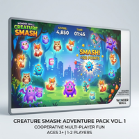 Proyector de Juegos Todo en Uno, Software de Juegos Interactivos para Pared, Proyector Smash Ball, Área de Juegos Interior para Niños, Proyector Interactivo