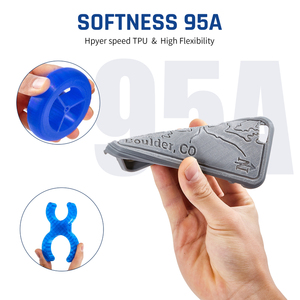 <span class=keywords><strong>Eryone</strong></span> Haute Vitesse 1.75mm <span class=keywords><strong>TPU</strong></span> Transparent Bleu 1KG pour Imprimante FDM Produit Plastique - Product Image 3