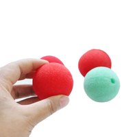 Nez de Clown pour carnaval, accessoire de Clown en éponge, pour cirque Halloween, drôle, vente en gros,