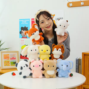 All'ingrosso simpatico elefante peluche, animale di pezza <span class=keywords><strong>compagno</strong></span> da scrivania per alleviare lo Stress e l'apprendimento, piccolo regalo - Product Image 2