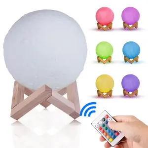 good product Music Night Light moon lamp and Football lamp appearance led light and bluetooth White Noise