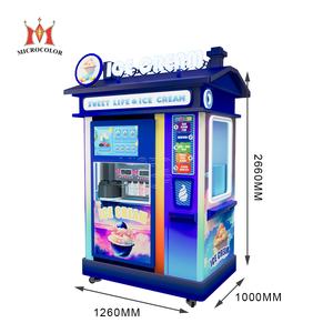 Machine à crème glacée commerciale à 3 saveurs-<span class=keywords><strong>24h</strong></span> sans surveillance, nettoyage automatique, distributeur automatique de collations à haut ROI pour la crème glacée - Product Image 1