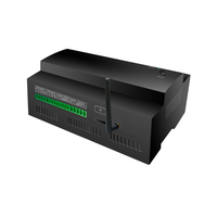 Amplificateur de musique de fond intelligent YZ80 80W sur rail DIN, lecteur audio de classe D 4 canaux RS485 pour magasin, bureau, hôtel