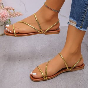 Sandalias Gladiador de Verano 2026 para Mujer, Tallas Grandes, Estilo Romano con Punta Abierta y Tacón Cubierto, Especializadas en Moda Africana - Product Image 5