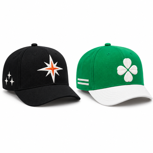 High Quality Custom Hat Frame Unstructured Snapback 5 Panel 6 Panel Cotton Baseball Hats With Your Logo - Product Image 6