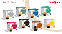 Café italien GINSENG 30 capsules Compatible Nescafé Dolce Gusto Sélection Giuseppe Verdi Café fabriqué en Italie