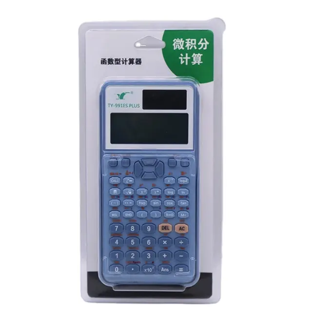 Calculatrice personnalisée rose cadeaux de noël fx-991es plus 417 fonctions calculatrice scientifique fractions pour enfants étudiants en ingénierie