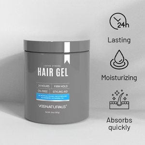<span class=keywords><strong>Gel</strong></span> <span class=keywords><strong>Coiffant</strong></span> Personnalisable Fixation Extra Forte Formule Sans Huile Contrôle Toute la Journée Sans Colorants Artificiels Absorption Rapide pour Hommes et Femmes - Product Image 2