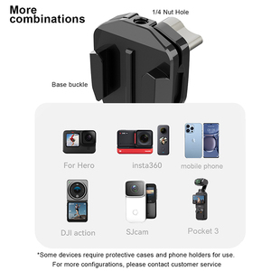Soporte Universal de Liberación Rápida para Cámara en Parabrisas de Motocicleta, Aleación de Aluminio, Accesorios GoPro - Product Image 6