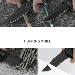 Pisau Lipat Saku Multifungsi PN-5831 Grosir OEM untuk Berkemah, Bahan Stainless Steel, Gagang Anti Selip, Logo Dapat Disesuaikan - Product Image 4