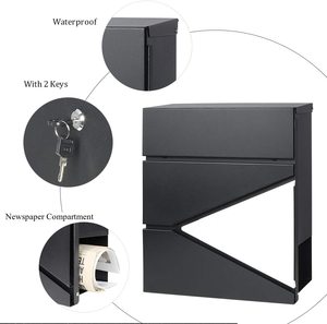 Boîtes <span class=keywords><strong>aux</strong></span> <span class=keywords><strong>lettres</strong></span> résidentielles immeuble moderne matériaux anciens journaux colis postal boîte <span class=keywords><strong>aux</strong></span> <span class=keywords><strong>lettres</strong></span> - Product Image 5