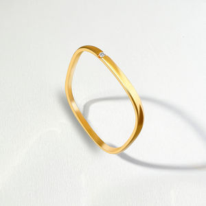 Promotion 18k Real Gold <b>Rings</b> Customizable <b>Ring</b> Fashion Jewelry Women for <b>Girls</b> for Party Daily Wear - Product Image 2