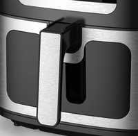 Nouveau lancement écran numérique bonne qualité friteuse à air intelligente appareils de cuisine à domicile 1700W friteuse à air visuelle