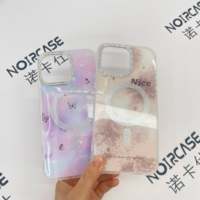 Casing ponsel Glitter murah trendi, casing ponsel untuk oppo A74 5g samsung S23 ultra Fold 7 Des Iphones 15 Pro Max