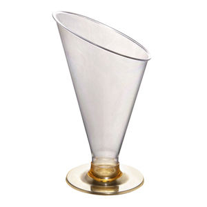 Copa de Postre Desechable de Plástico Transparente para Mousse, Pastel y Helado, Vasos para Aperitivos con Bases Reemplazables - Product Image 2