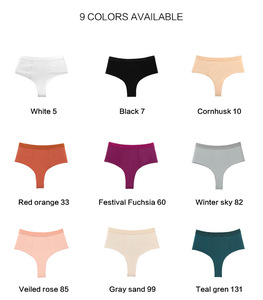 Correa de cintura alta para mujer, tangas de compresión elásticas de algodón suave para Fitness - Product Image 5