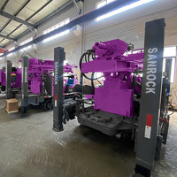 Plateforme de forage hydraulique pour puits d'eau, équipement de forage d'eau profonde de 300 m, machine de forage de puits d'eau portable
